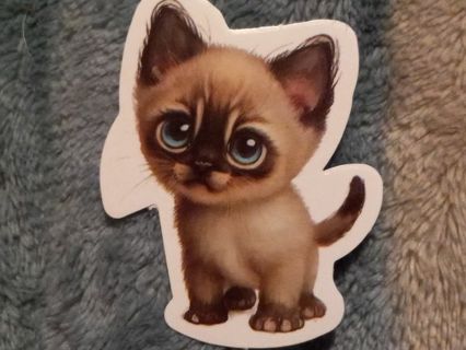 Cat Cute new vinyl laptop sticker no refunds regular mail no lower very nice