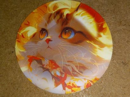 Cat new one adorable vinyl lap top sticker no refunds regular mail very nice quality