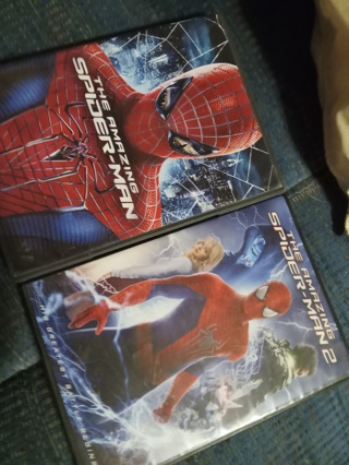 Amazing Spiderman : 1 & 2 or GIN FOR BOTH DVDS