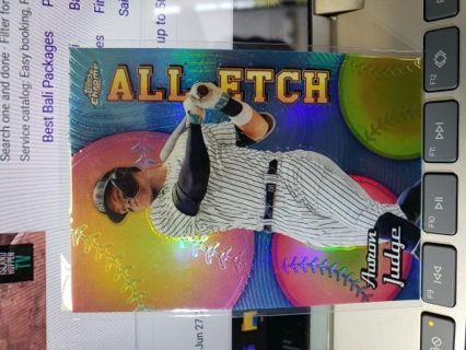 2024 Aaron Judge Topps Chrome Chrome All Etch Refractor