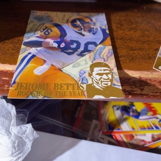 1994 fleer rookie of the year Jerome bettis football card 