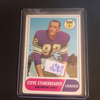 1968 Topps Steve Stonebreaker RC #108