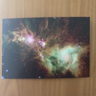 Stellar Snowflake Cluster Postcard 