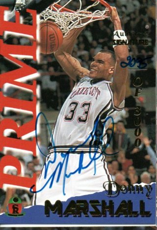 1995 Donny Marshall Prime Autograph