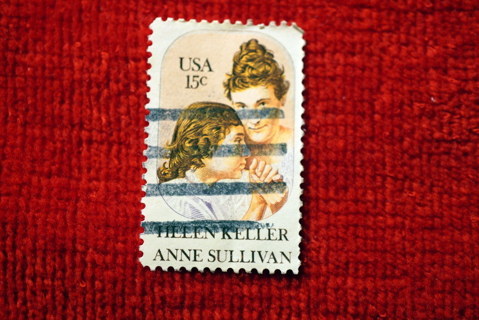  Scotts #1824 1980  15c "H. Keller & A. Sullivan" U.S.Postage Stamp. 