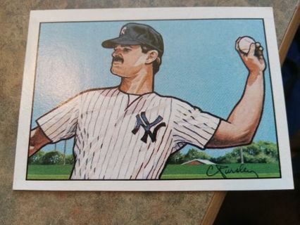 1990 BOWMAN TIFFANY DON MATTINGLY NEW YORK YANKEES BASEBALL CARD