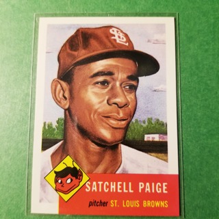 1953 TOPPS BASEBALL ARCHIVES # 220 - SATCHELL PAIGE - BROWNS