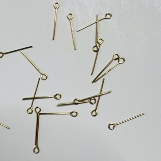 Gold Tone .75” Eye Pins Jewelry Making 