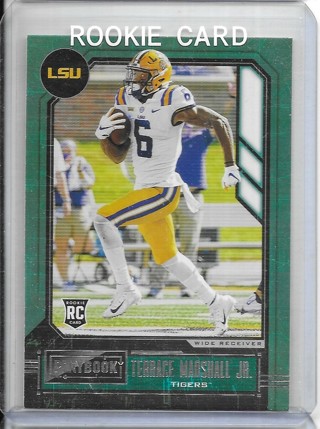 Terrace Marshall Jr 2021 Chronicles Draft Playbook #344 Rookie Card