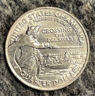 2021 D Crossing of the Delaware George Washington Quarter Dollar Brilliant Uncirculated 