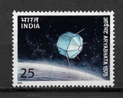 1975 India Sc655 Launching of 1st Indian Satellite MNH 