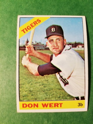 1966 - TOPPS EXMT - NRMT BASEBALL - CARD NO. 253 - DON WERT - TIGERS