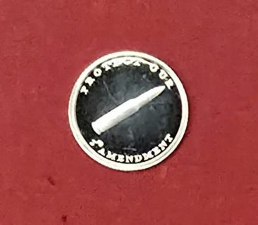 One Gram Bullet .999 Pure Silver Round