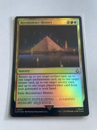 MTG Reconstruct History Foil U 0097 Universes Beyond: Assassin's Creed Magic