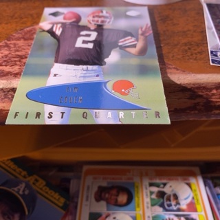 1999 collectors edge fury first quarter tim couch football card 