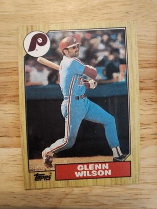 87 Topps Glenn Wilson #97