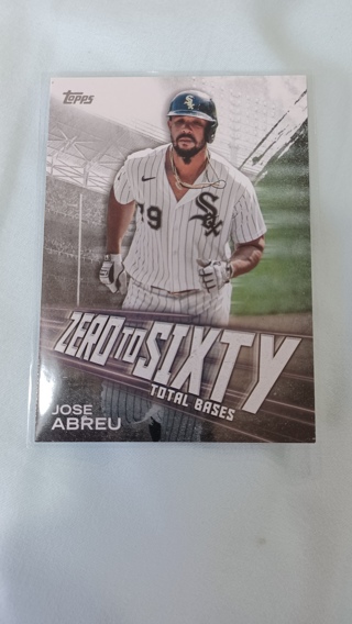 21 Topps Jose Abreu Zero to Sixty 