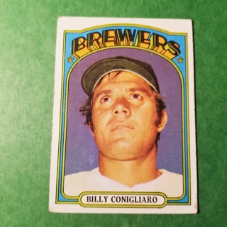 1972 - TOPPS BASEBALL CARD NO. 481 - BILLY CONIGLIARO - BREWERS