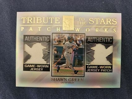 Shawn Green Dual Relics Card