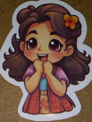 Girl Cute new 1⃣ vinyl sticker no refunds regular mail only Very nice