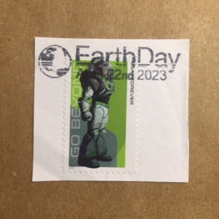 2022 Buzz Lightyear "GO BEYOND" USA Forever Postage Stamp ~ Canceled (Used)