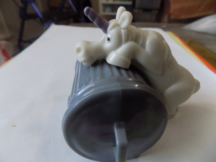 Disney Pixar Onward Unicorn on trash can roller toy 3 inch