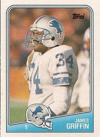 Tradingcard - 1988 Topps - #382 - James Griffin - Detroit Lions