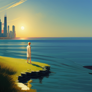 Listia Digital Collectible: Standing On The Lakefront