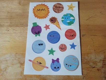 Sheet of stickers