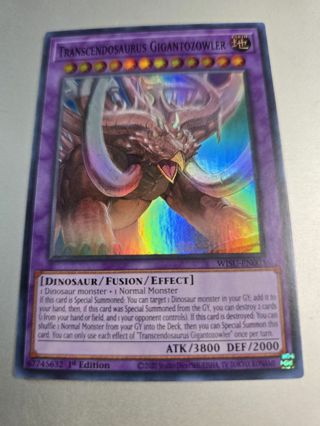 Yugioh Transcendosaurus Gigantozowler WISU-EN003