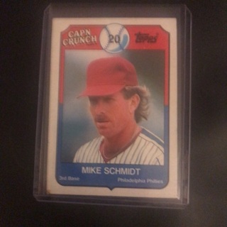 1989 Cap’N Crunch Mike Schmidt #16