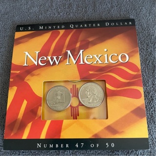 New Mexico State Quarters 47 of 50 