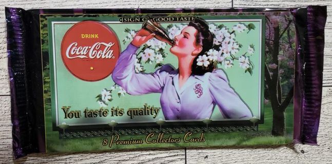 Sealed pack of 4 1/2" Coca-Cola Cards