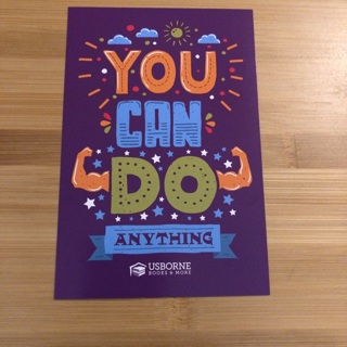 You can do anything Postcard