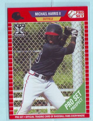 2021 Leaf Pro Set Michael Harris II Baseball Card # PS43 Braves