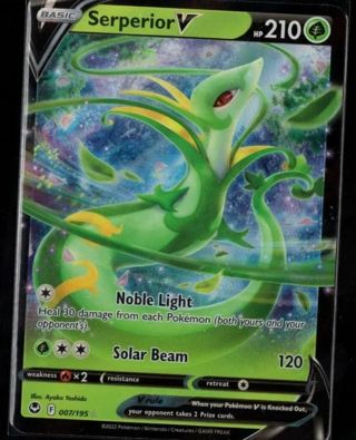 NM Ultra Rare Serperior V SWSH Pokemon card TCG