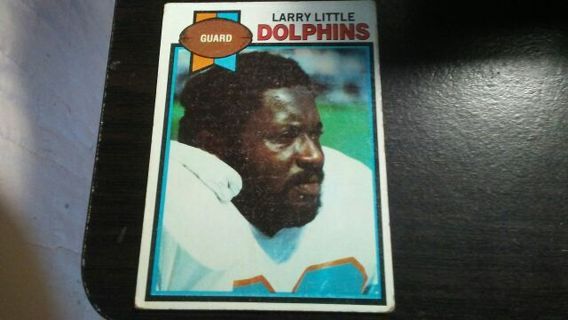 1979 TOPPS LARRY LITTLE MIAMI DOLPHINS FOOTBALL CARD# 60