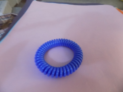 blue spring coil bracelet # 4