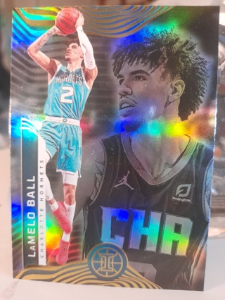 2021 LaMelo Ball Illusions Rainbow Foil Hornets