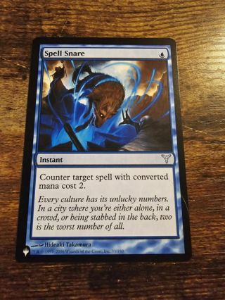 Magic the gathering mtg Spell Snare the list