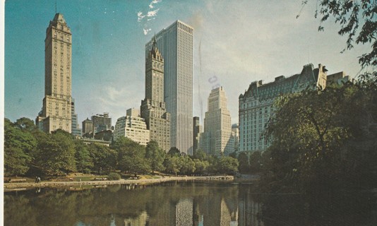 Vintage Used Postcard: B: 1978 Central Park, NYC, NY