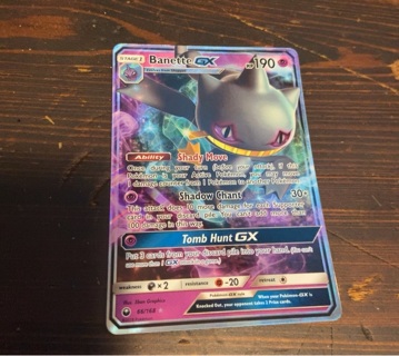 Banette GX pokemon Sun and Moon