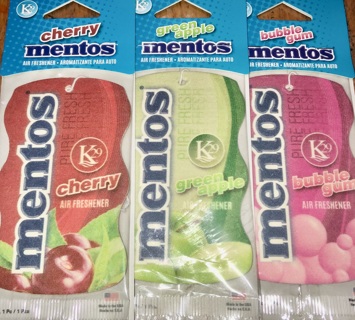 3 MENTOS Air Fresheners