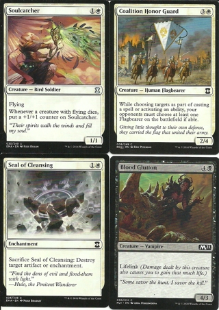 4 Magic the Gathering Cards: Soulcatcher, Seal of Cleansing & More