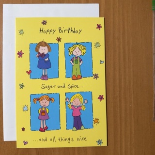 Sugar & Spice Birthday Card (B)