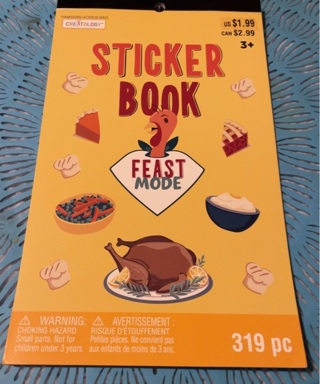 New Thanksgiving Sticker Book