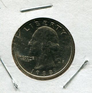 1988 P Washington Quarter-From Mint Set-B.U.