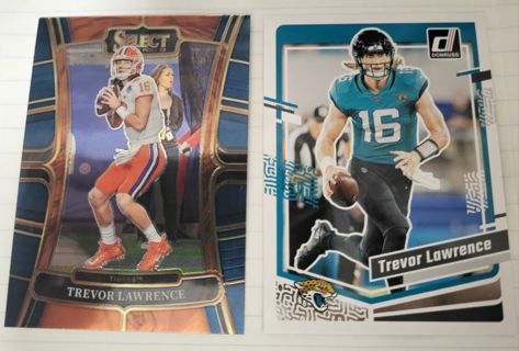 2023 Trevor Lawrence cards Jaguars Clemson