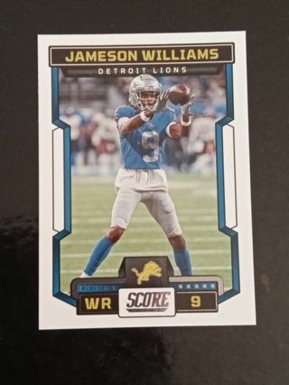 Two Detroit Lions Williams & Clark Football Cards