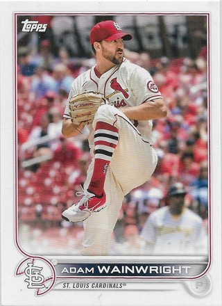 2022 Cardinals Topps #STL6 Adam Wainwright St. Louis Cardinals